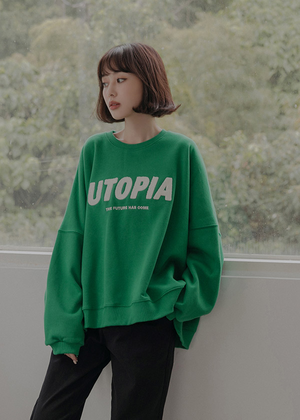 MIT美國棉刷毛蓬蓬繡花大學T