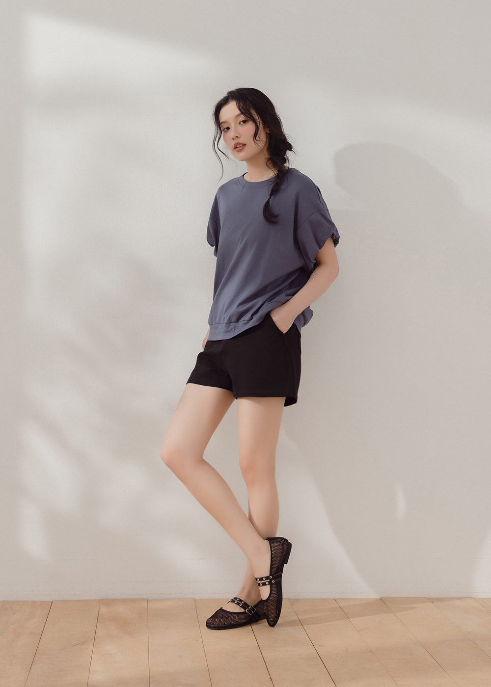 涼感溫柔小姐上衣