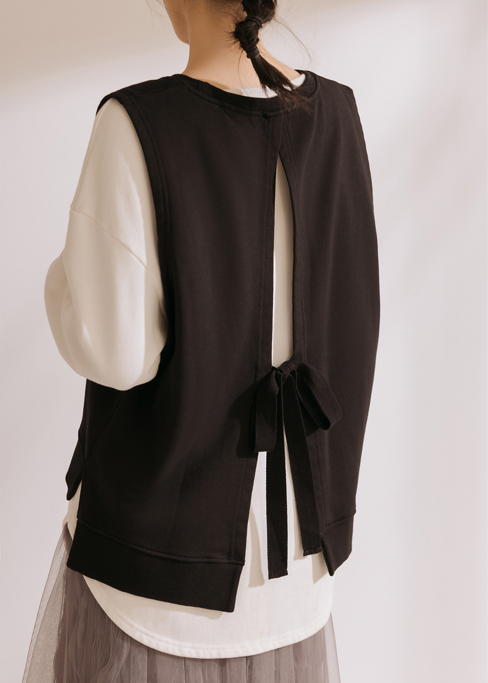 純棉兩件式層次上衣