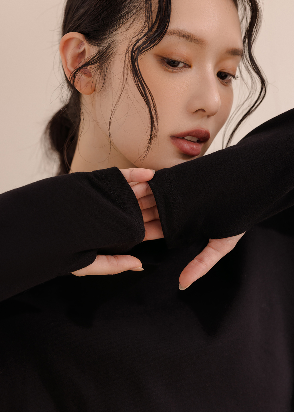 絨面好搭款上衣