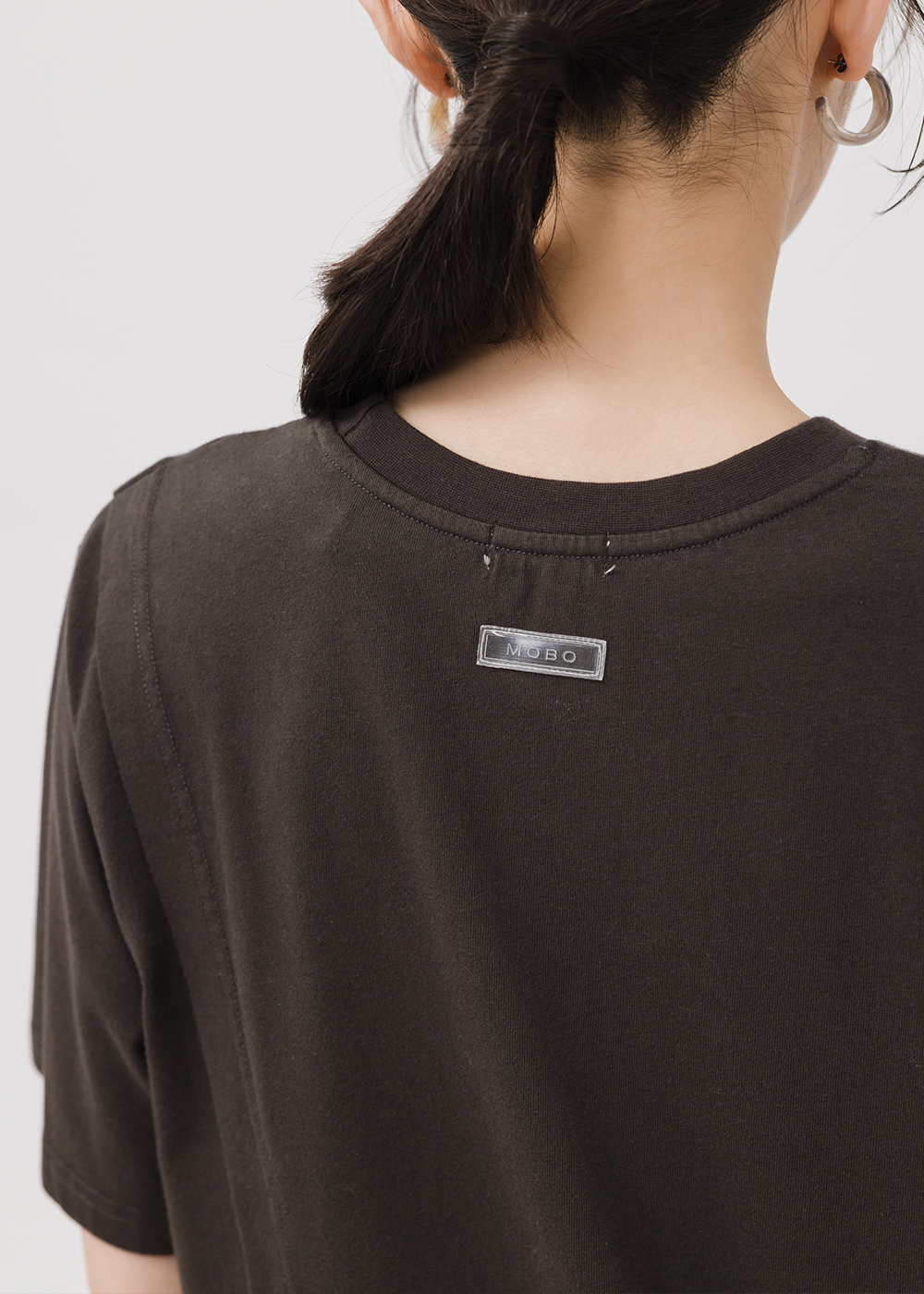 MIT純棉不對襯個性上衣