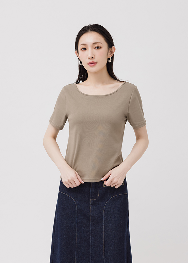 紐結設計涼感顯瘦上衣