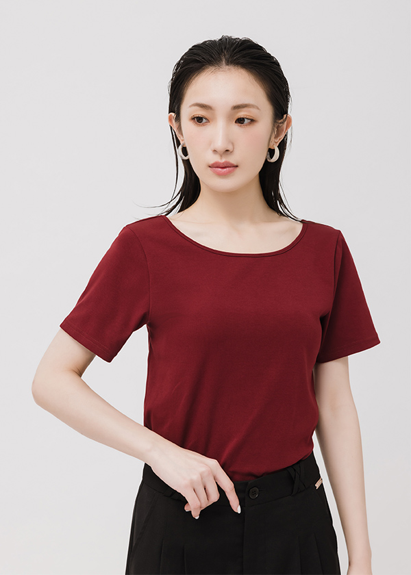 紐結設計涼感顯瘦上衣