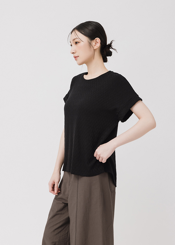 MIT輕透紋理上衣