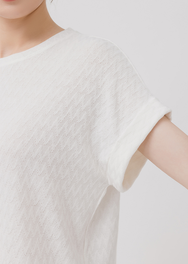 MIT輕透紋理上衣