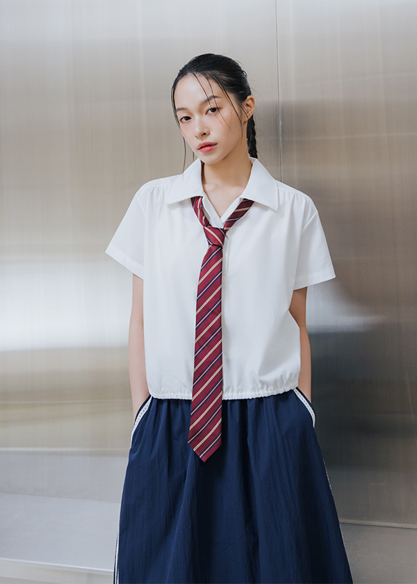 MIT涼感舒彈抗UV小翻領上衣