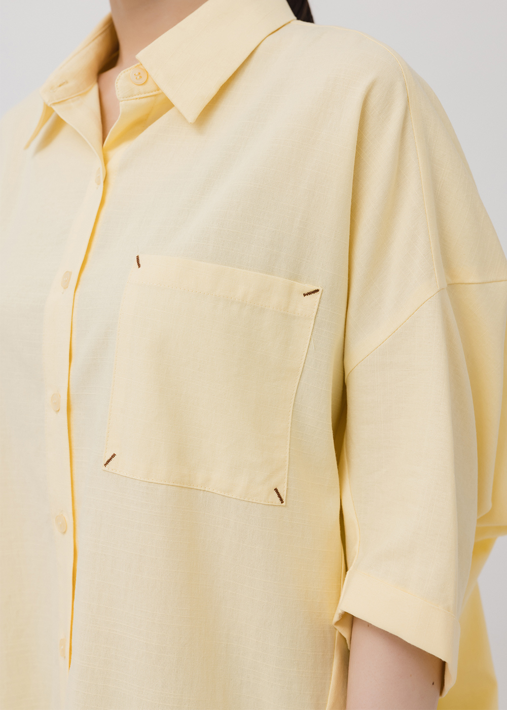 日常寬鬆率性襯衫