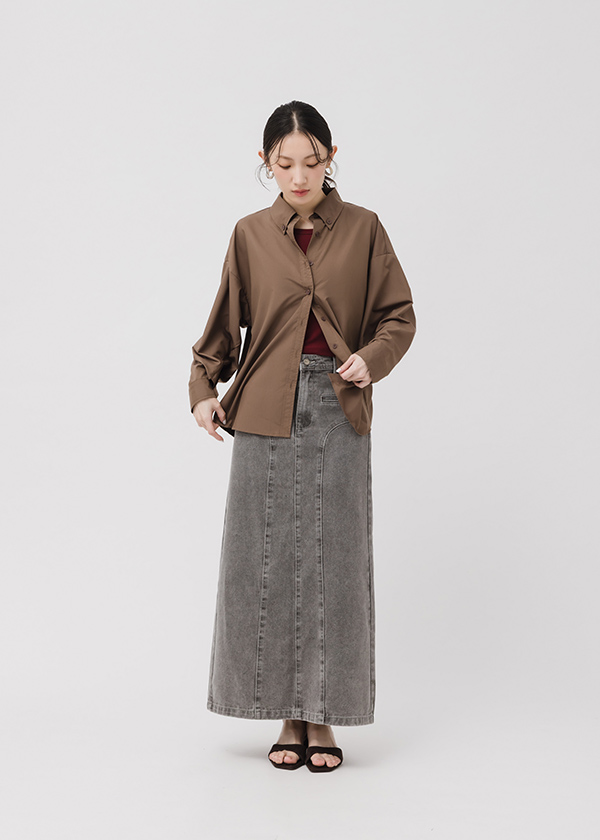 袖口解構設計抗皺襯衫