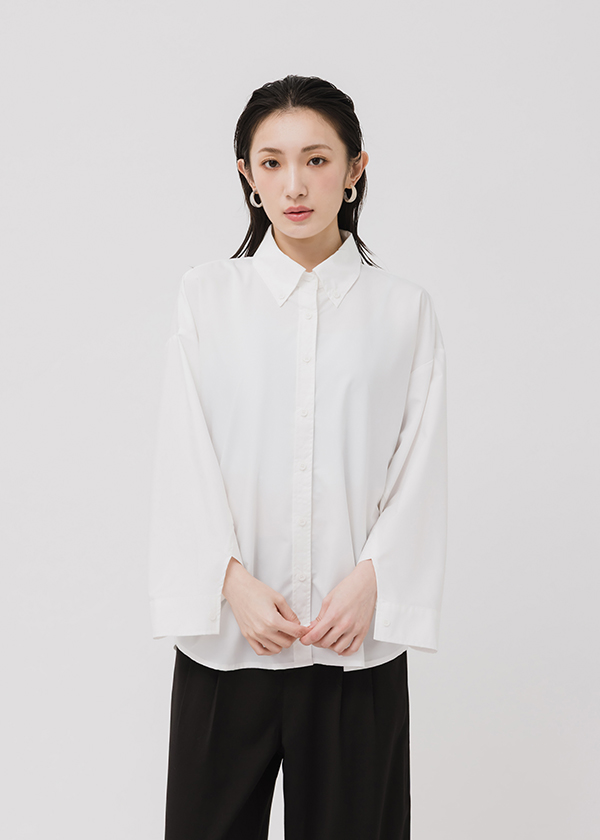 袖口解構設計抗皺襯衫