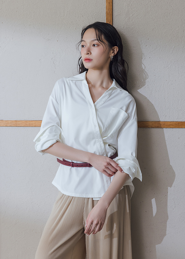 MIT涼感舒彈抗UV造型襯衫