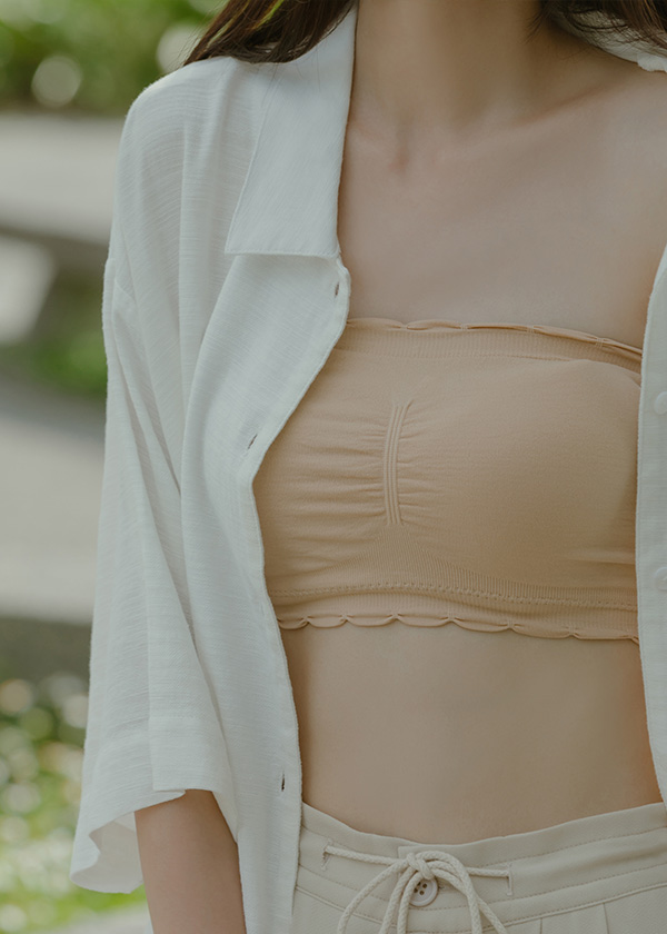 萬能打底木耳邊BRA TOP