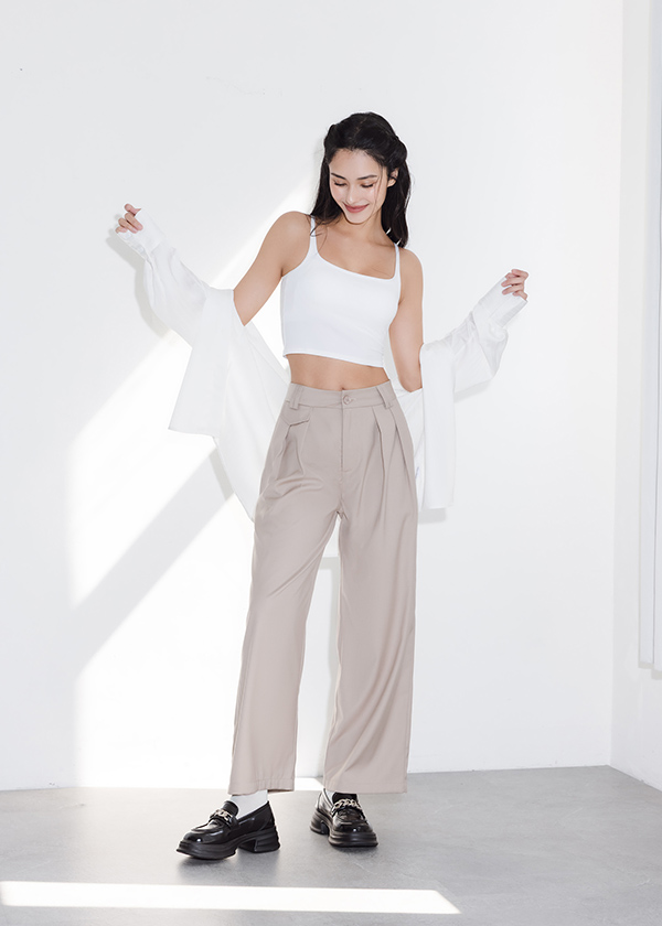 交叉美背仙女bra top