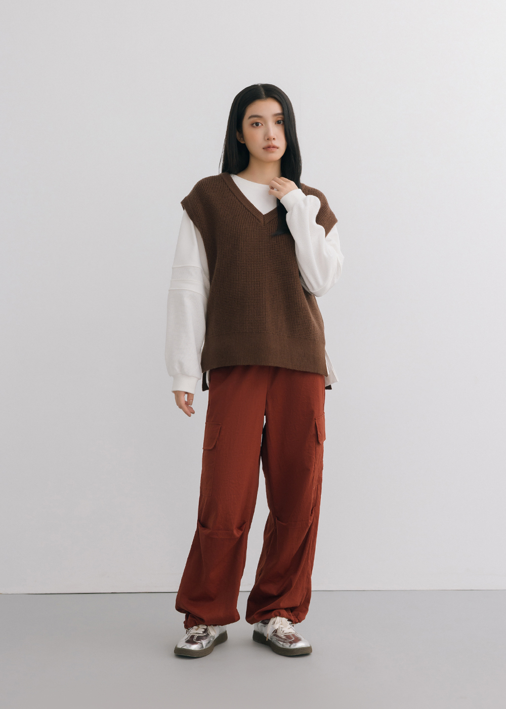 立體紋理抗靜電針織背心