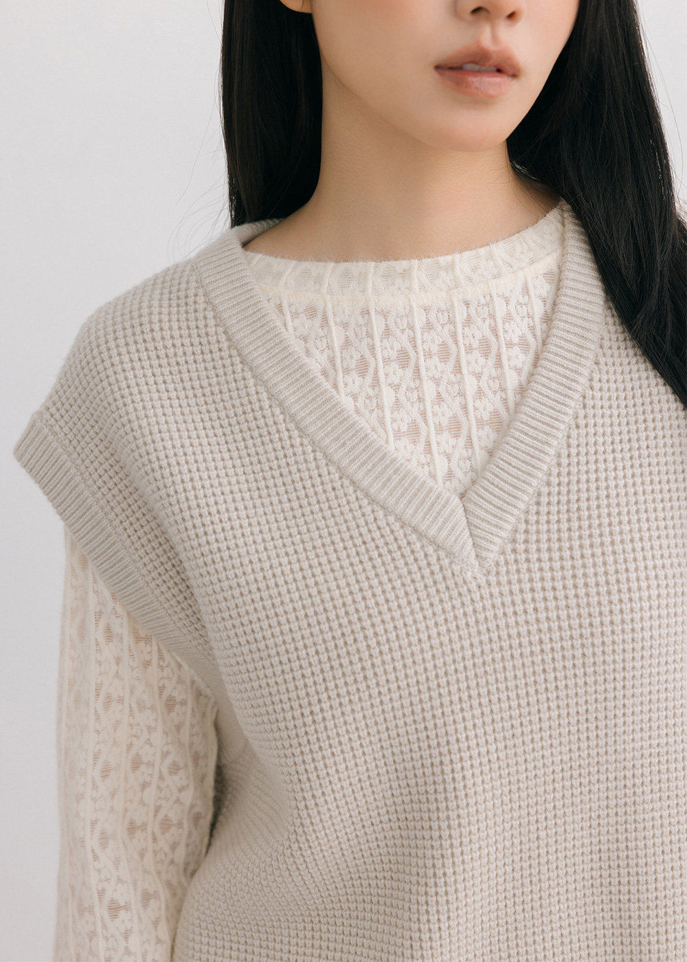 立體紋理抗靜電針織背心