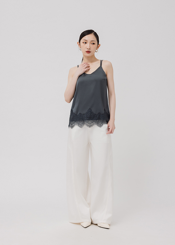 細肩帶蕾絲光澤BRA TOP