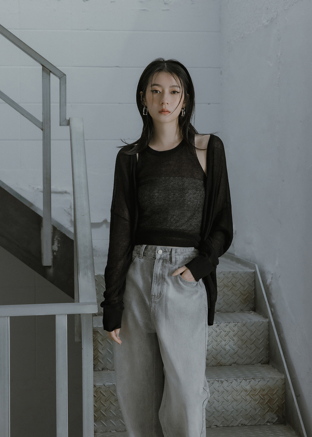 輕柔雲朵兩件式針織外套