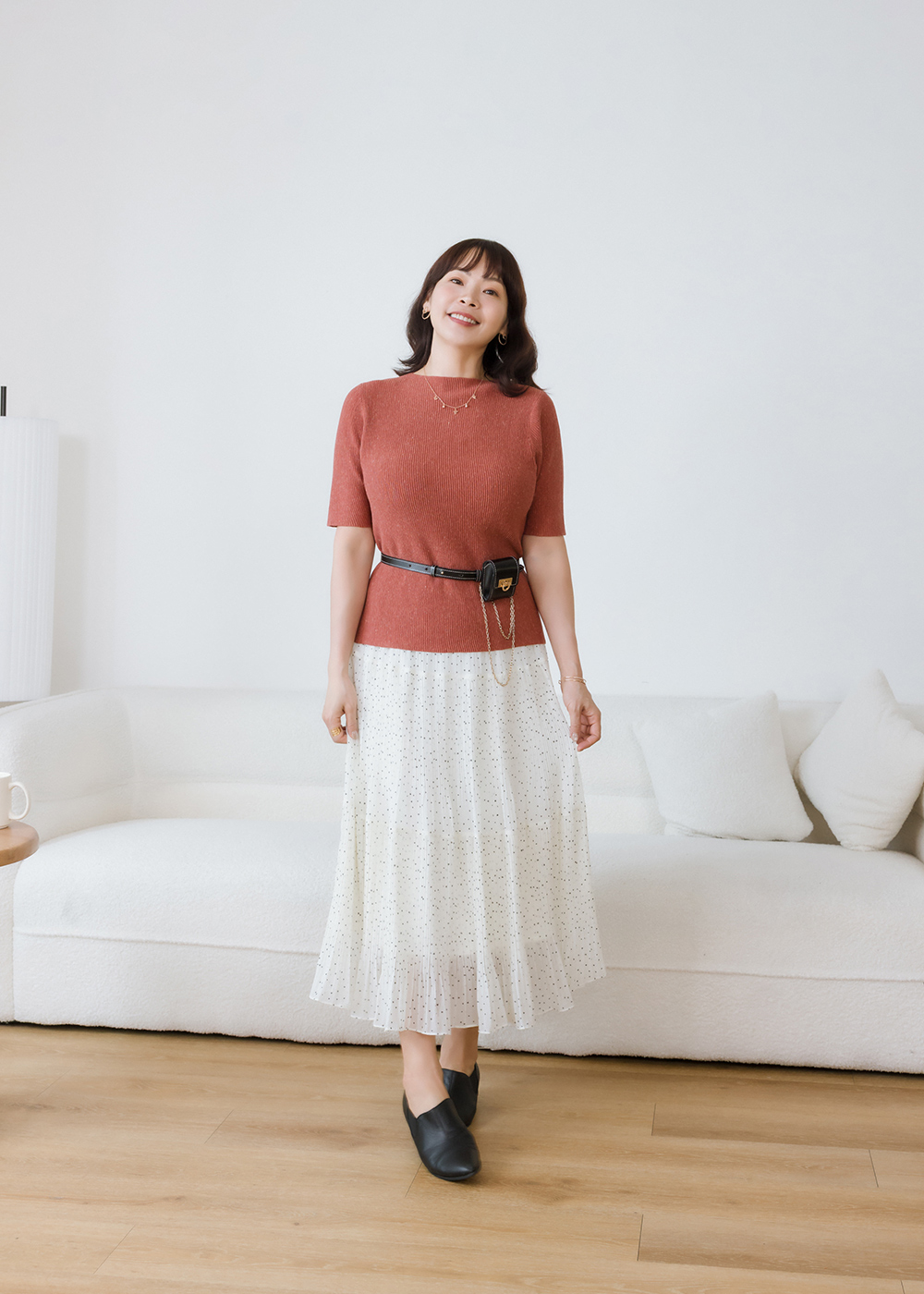 暮商晅日和風款款上衣