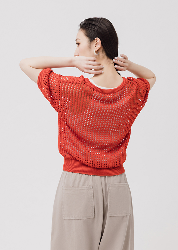 日常鬆弛感針織上衣