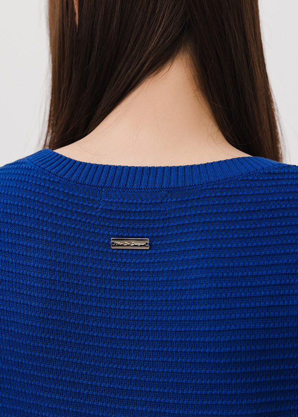 天絲涼感紋理針織上衣