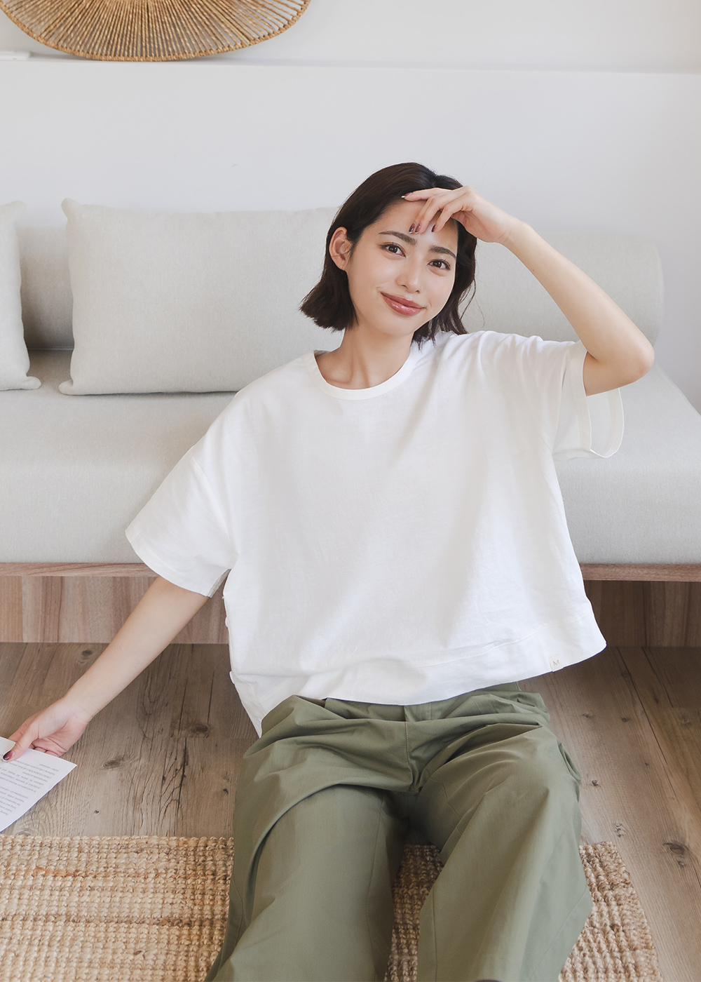 森系列棉麻寬鬆上衣