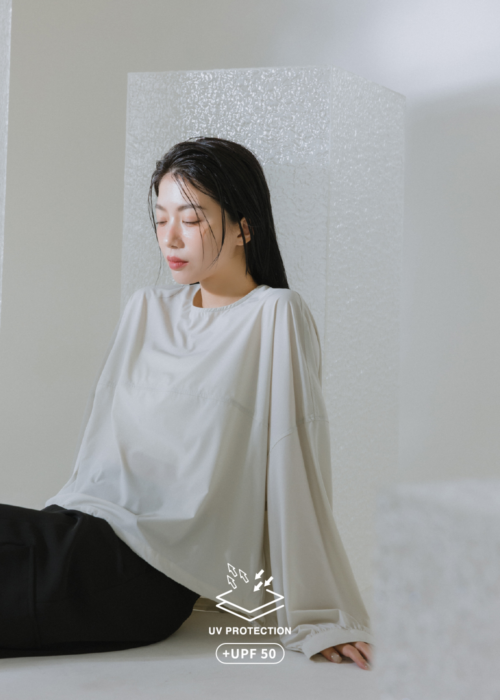 液態防曬-率性剪裁上衣