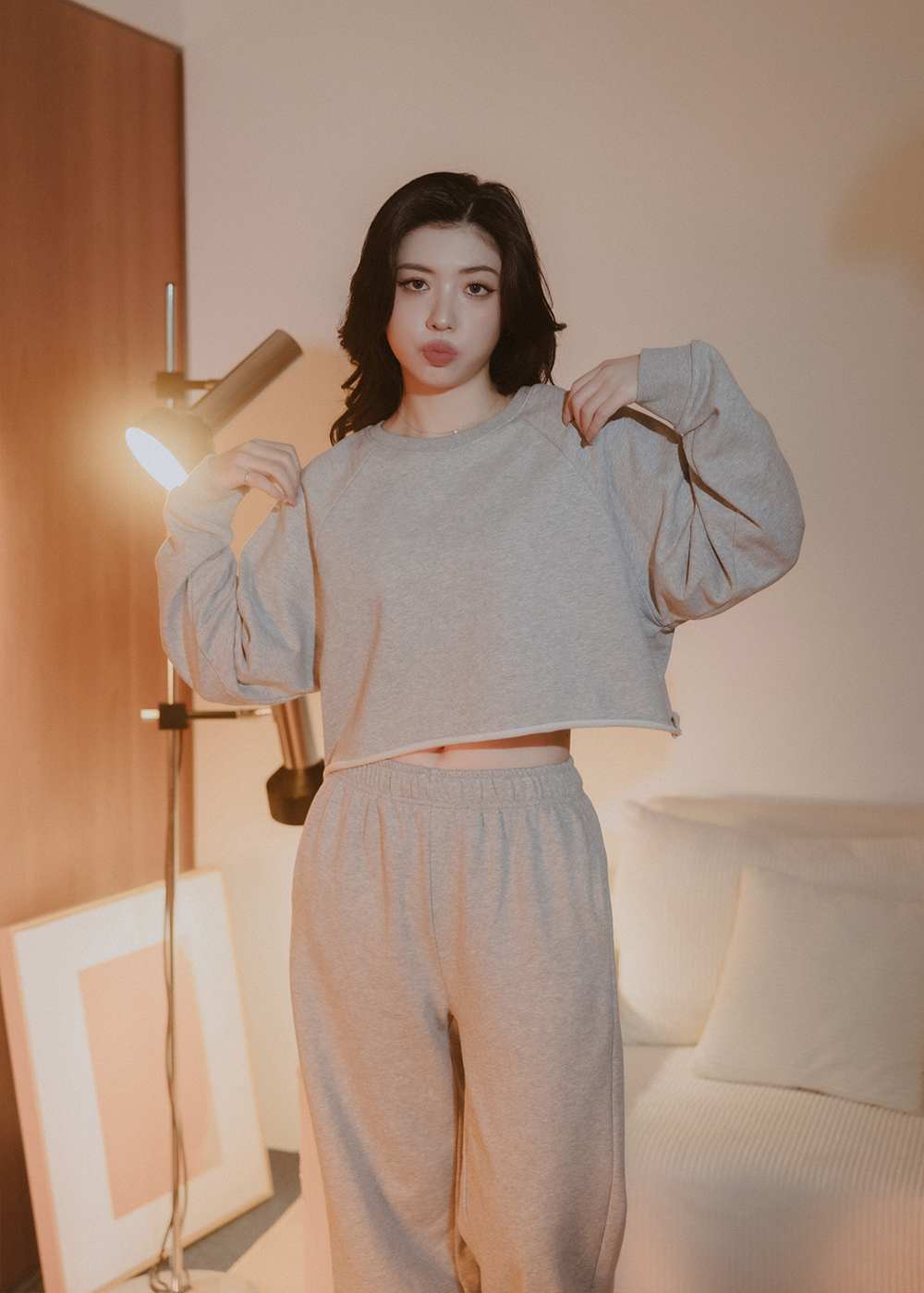 美式休閒大學T