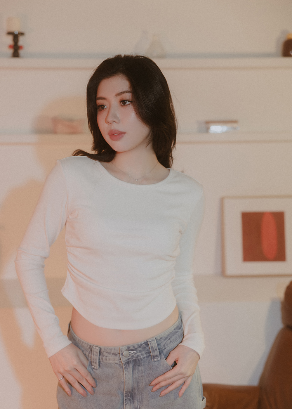 抓皺顯瘦bra top