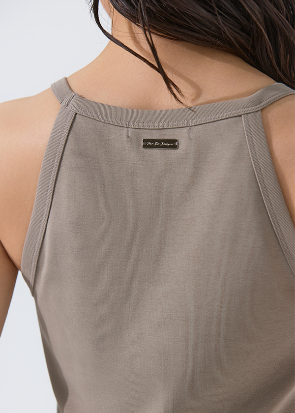 涼感細肩帶削肩Bra Top