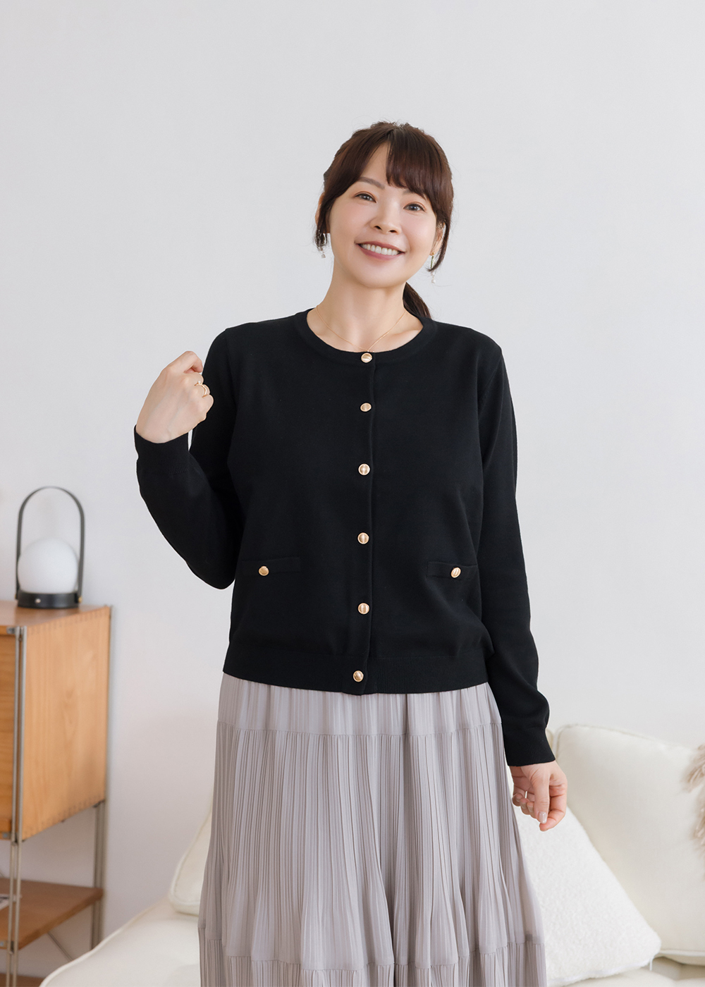 12月10號出貨-縵縵熙秋鎏金綴釦外套