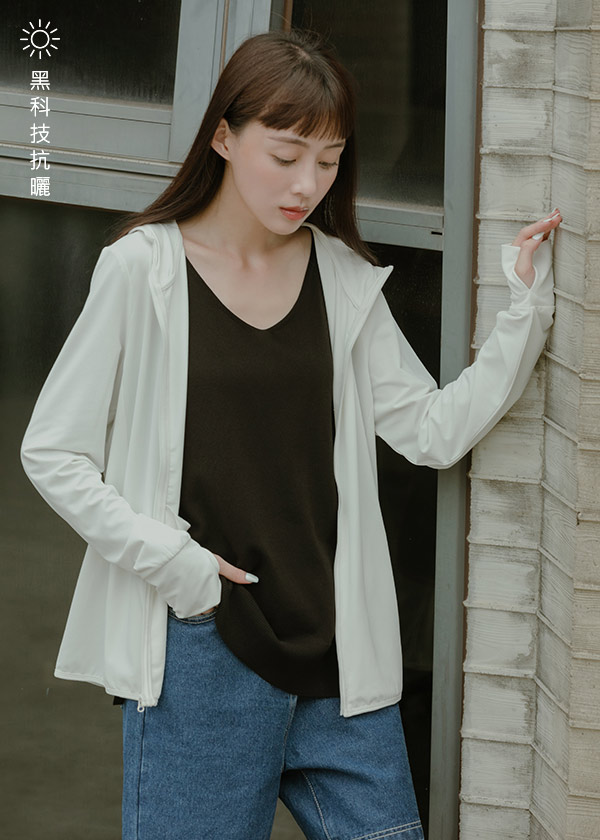呼吸防曬連帽外套