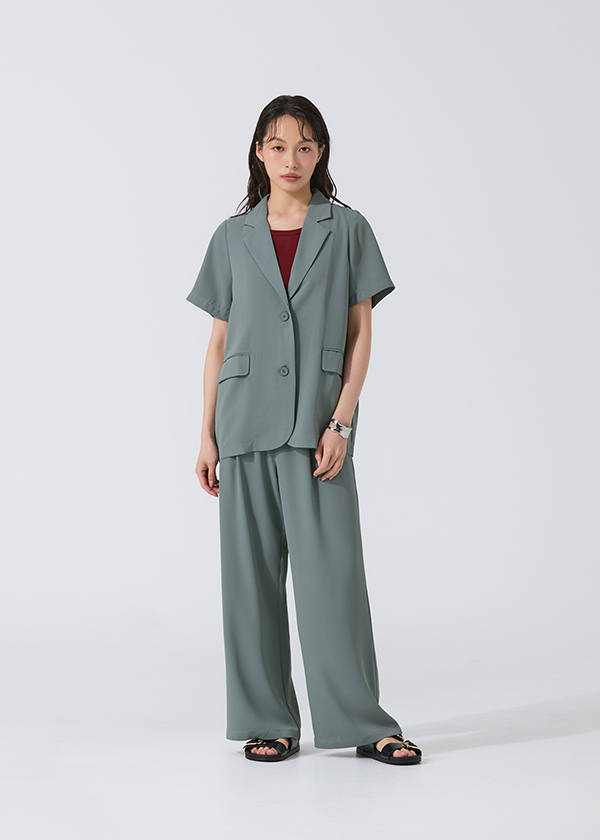 後開衩墜感顯瘦西裝外套