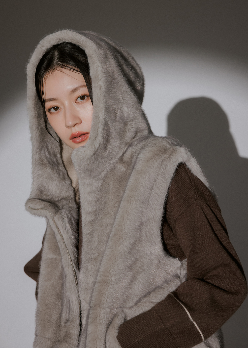 華麗質感百搭毛料背心