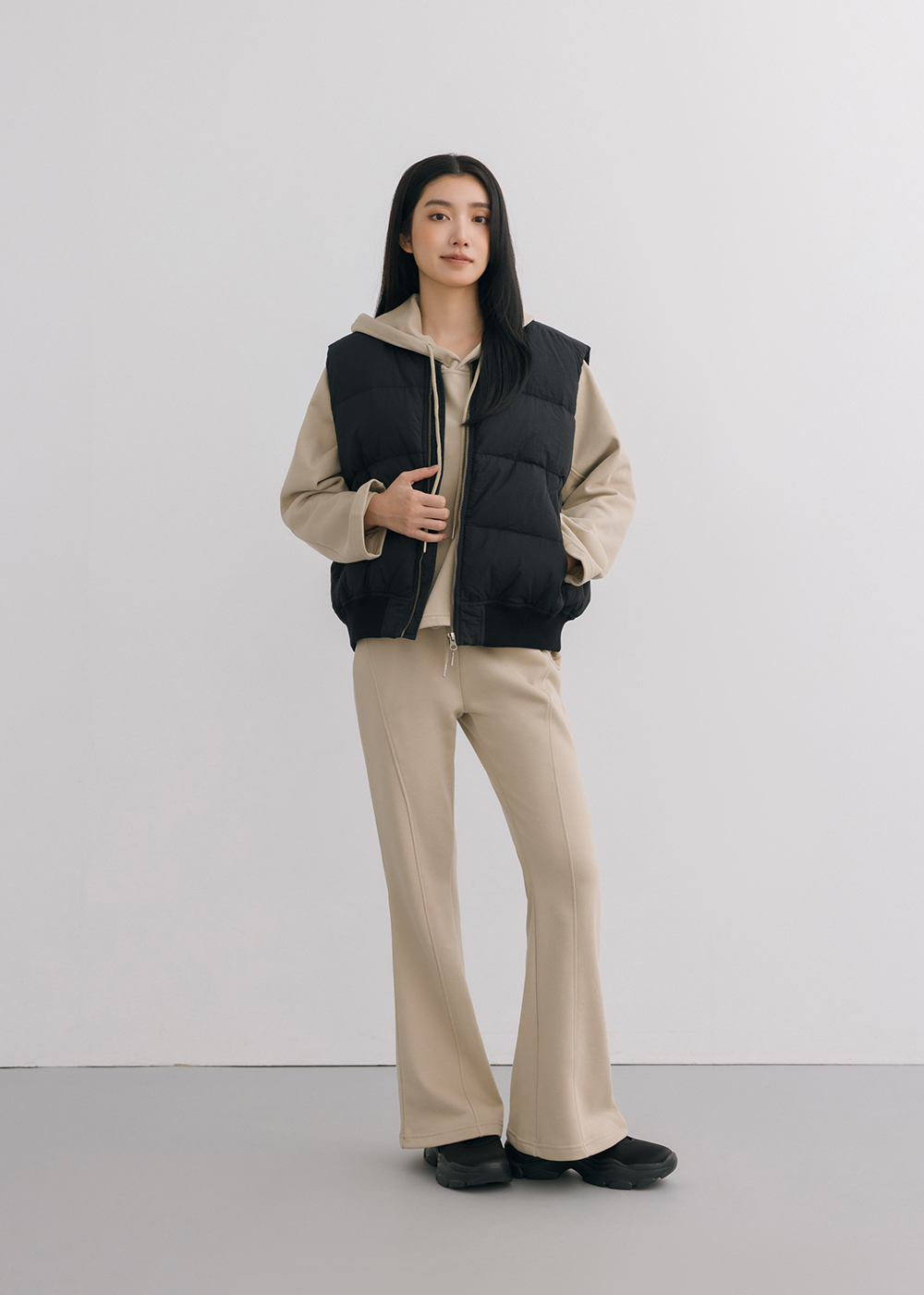 日常率性羽絨背心