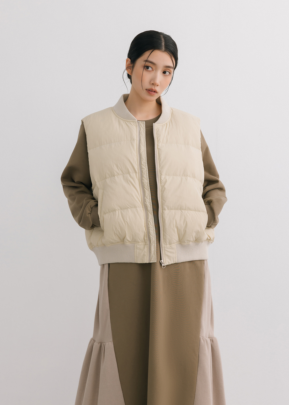 日常率性羽絨背心