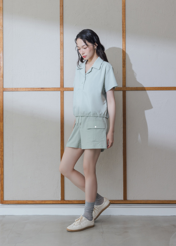 MIT涼感舒彈抗UV工裝短褲