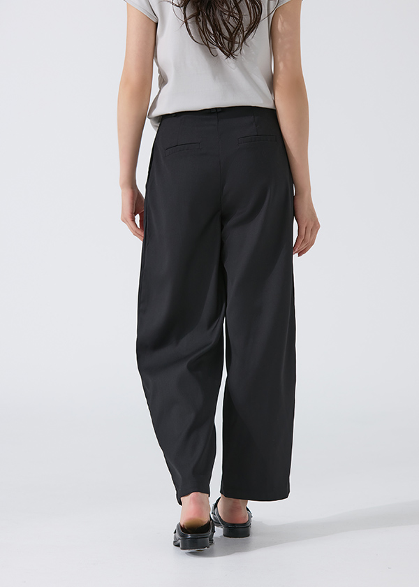 袋蓋打褶質感西裝錐形褲