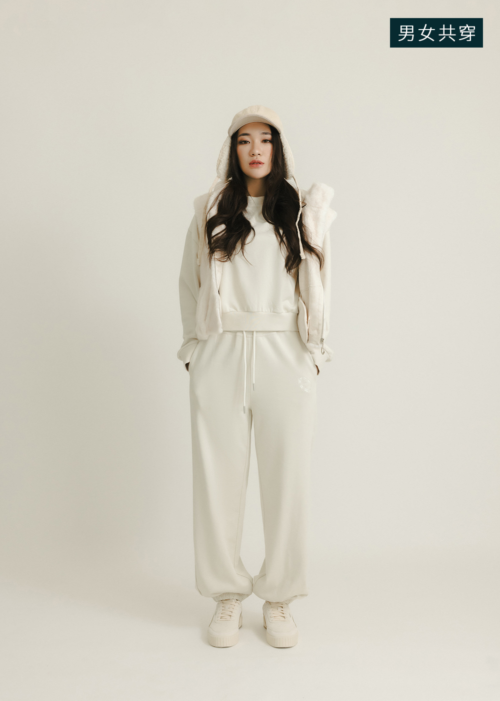 ALL IN抽繩縮口長褲