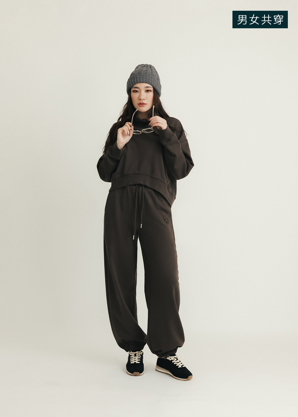 ALL IN抽繩縮口長褲