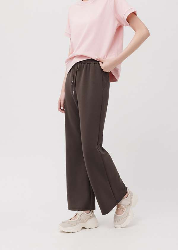 MIT空氣層顯瘦喇叭長褲