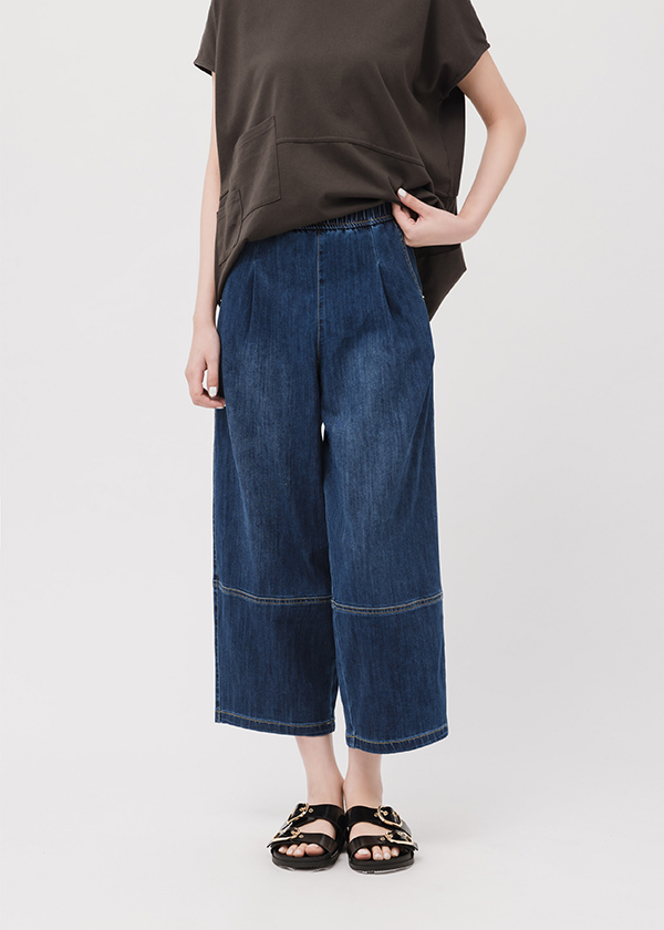 森系列水洗軟丹寧氣球褲