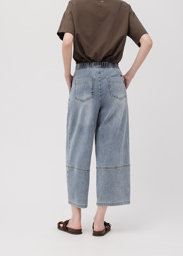 森系列水洗軟丹寧氣球褲