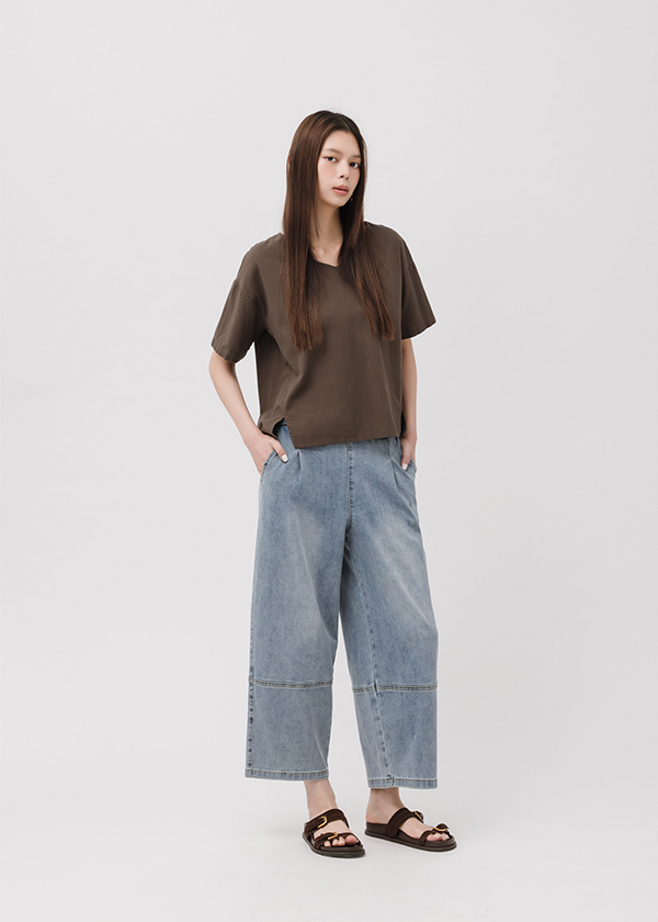 森系列水洗軟丹寧氣球褲