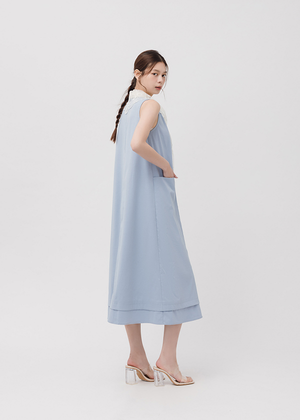 森系列大口袋背心洋裝