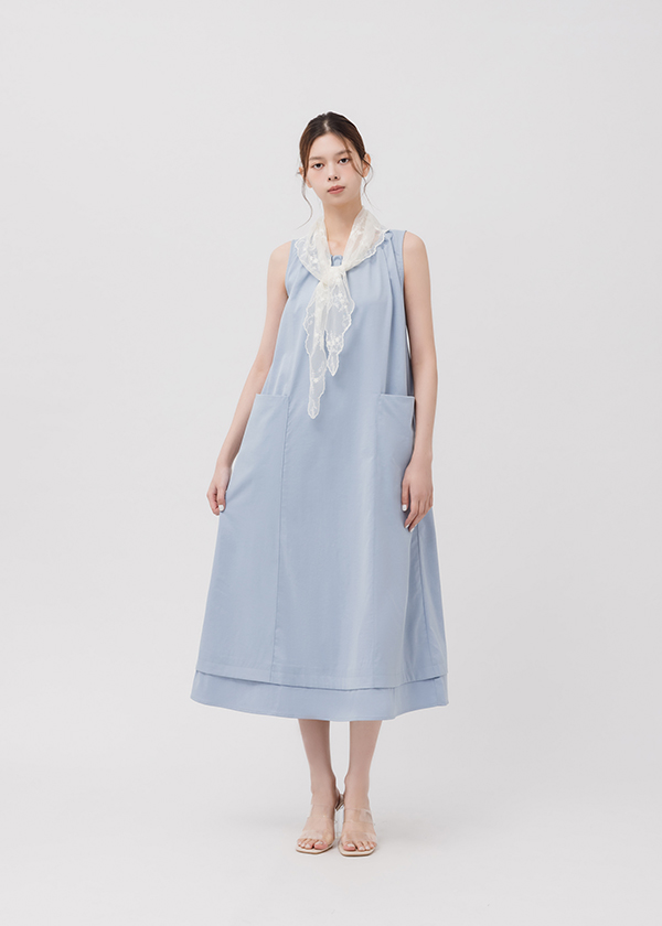 森系列大口袋背心洋裝