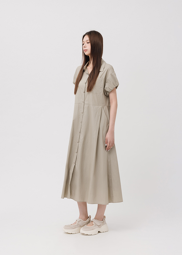 法式霧感特色洋裝