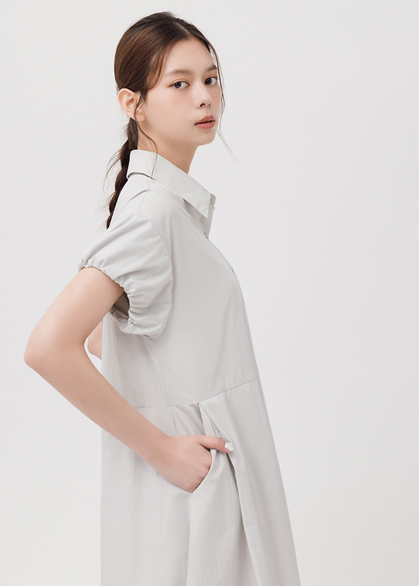 法式霧感特色洋裝