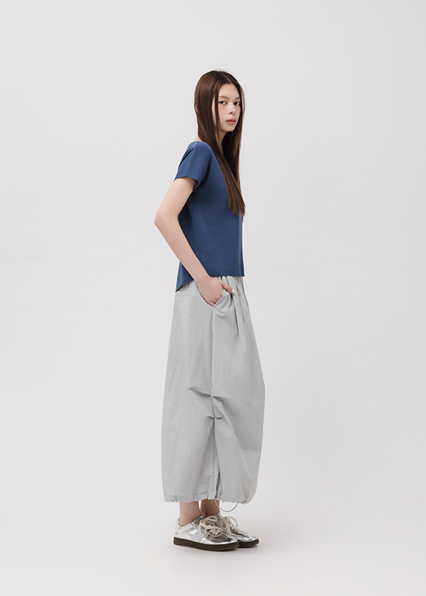 日常柔霧立體長裙