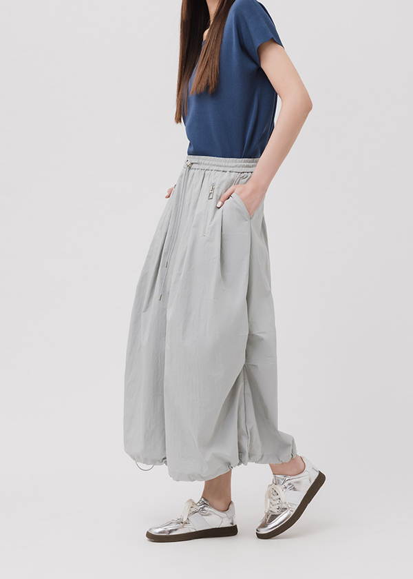 日常柔霧立體長裙