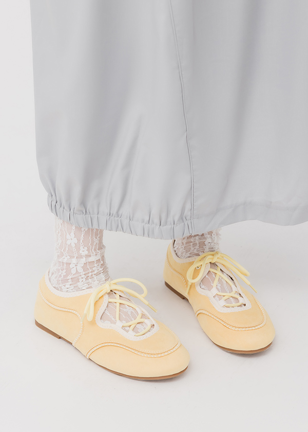 Q彈芭蕾舞綁帶造型休閒鞋