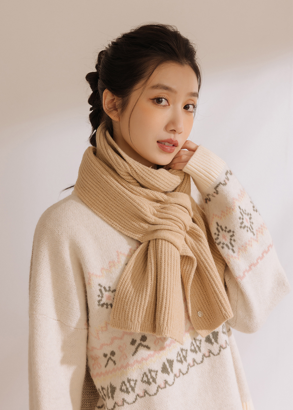 經典好搭針織圍巾